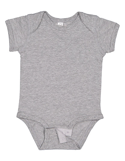 Infant Fine Jersey Short Sleeve Bodysuit (LA4424N)