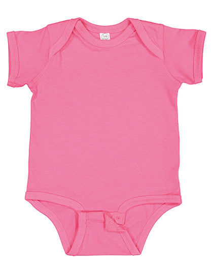 Infant Fine Jersey Short Sleeve Bodysuit (LA4424N)