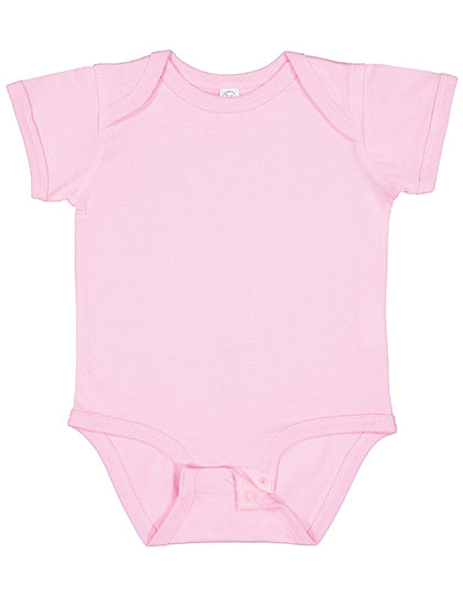 Infant Fine Jersey Short Sleeve Bodysuit (LA4424N)