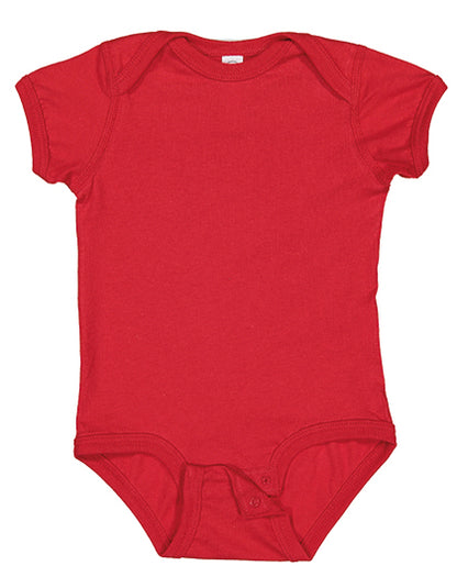 Infant Fine Jersey Short Sleeve Bodysuit (LA4424N)