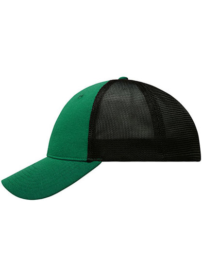 6 Panel Elastic Fit Mesh Cap (MB6215)