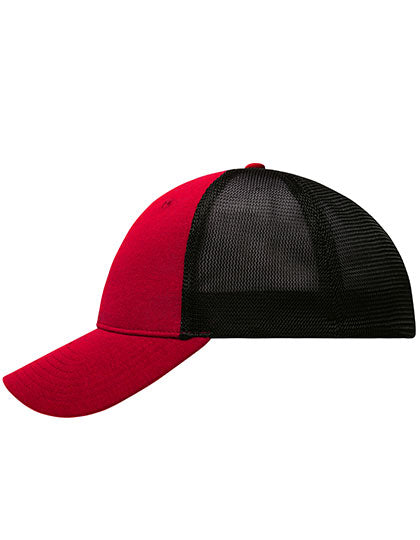 6 Panel Elastic Fit Mesh Cap (MB6215)