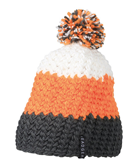 Crocheted Cap With Pompon (MB7940)