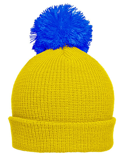 Pompon Hat With Brim (MB7967)