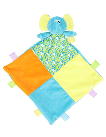 Baby Multi Coloured Comforter With Rattle (MM701)