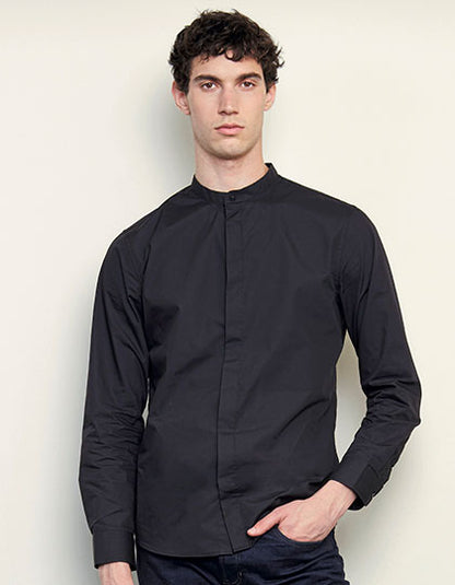 Men´s Mao Collar Shirt Bart (NB3792)