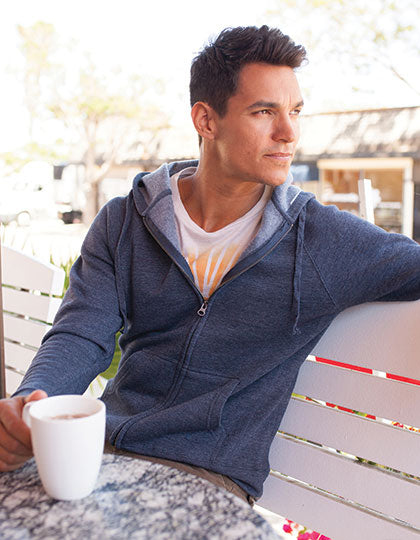 Unisex Midweight Special Blend Raglan Zip Hood (NP355)