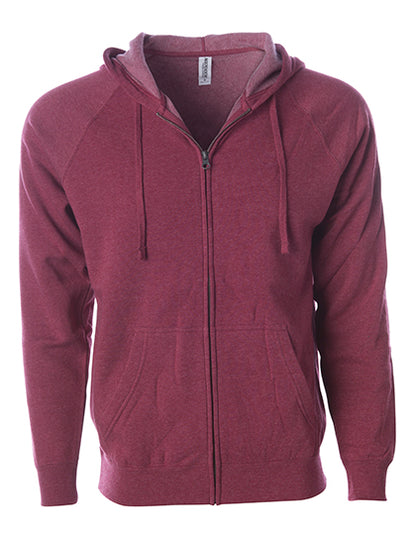 Unisex Midweight Special Blend Raglan Zip Hood (NP355)