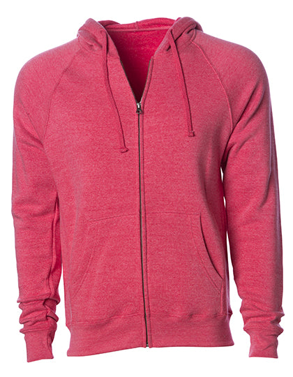 Unisex Midweight Special Blend Raglan Zip Hood (NP355)