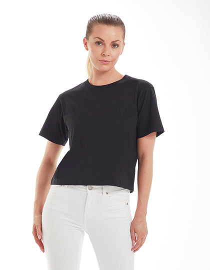Women's Cropped Heavy T (P198)