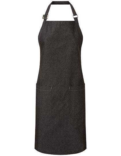 Organic Denim Fairtrade Bib Apron (PW113)