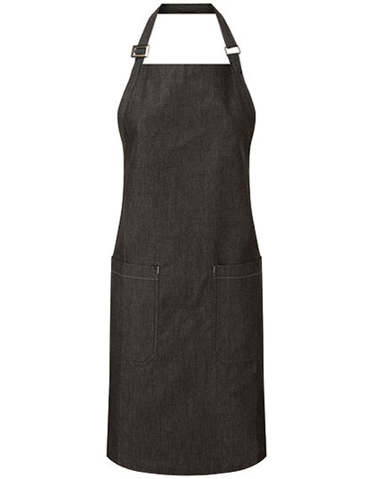 Organic Denim Fairtrade Bib Apron (PW113)