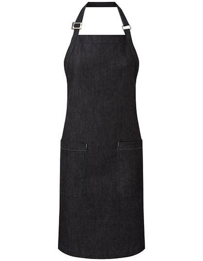 Organic Denim Fairtrade Bib Apron (PW113)