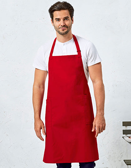 Recycled & Organic Fairtrade Bib Apron (PW120)