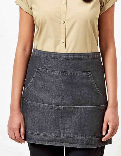 Jeans Stitch Denim Waist Apron (PW125)