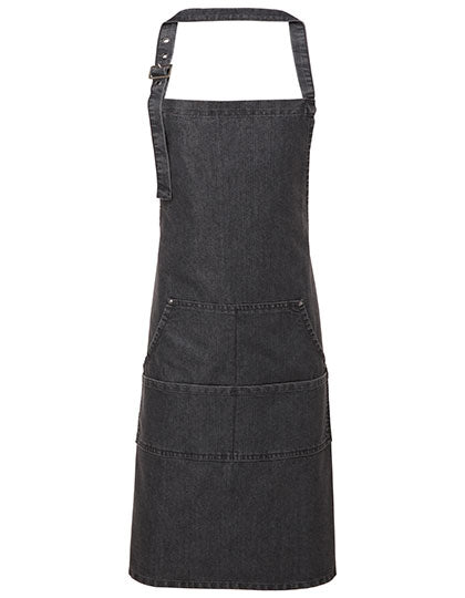 Jeans Stitch Denim Bib Apron (PW126)