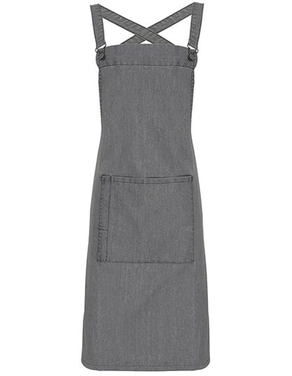 Cross Back Barista Bib Apron (PW129)