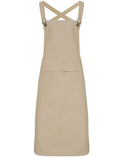 Cross Back Barista Bib Apron (PW129)