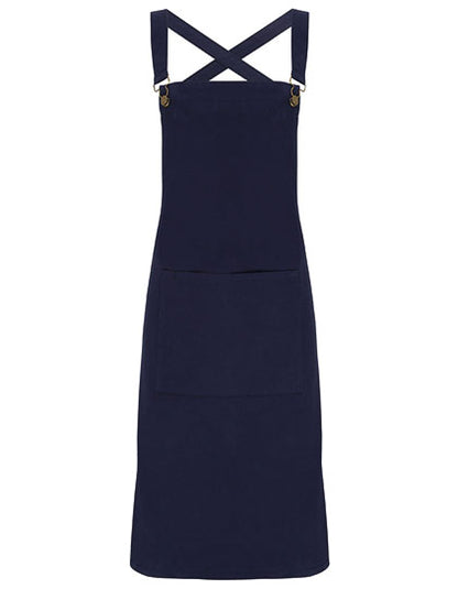 Cross Back Barista Bib Apron (PW129)
