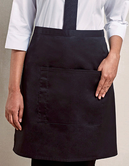 Colours Mid Length Apron with Pocket (PW141)