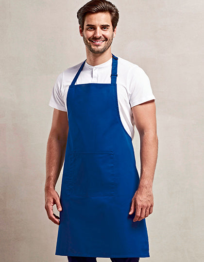 Colours Collection Bib Apron With Pocket (PW154)