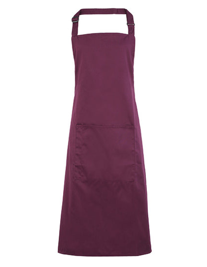 Colours Collection Bib Apron With Pocket (PW154)