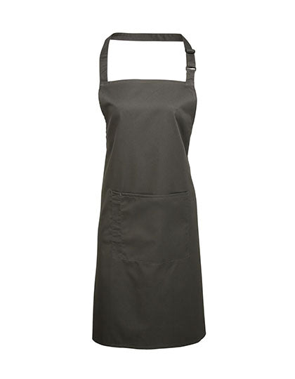 Colours Collection Bib Apron With Pocket (PW154)