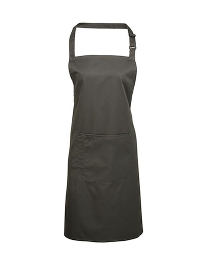 Colours Collection Bib Apron With Pocket (PW154)