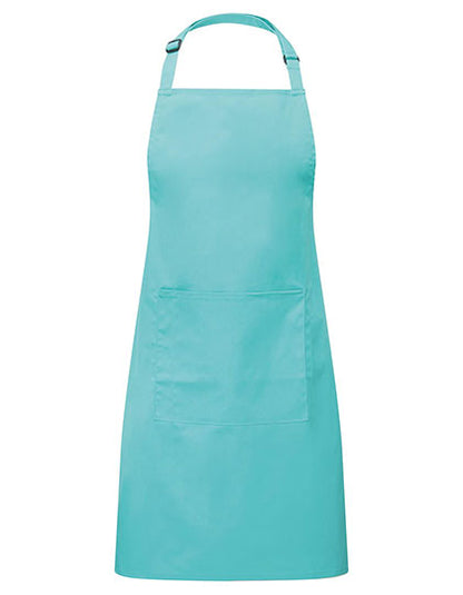 Colours Collection Bib Apron With Pocket (PW154)