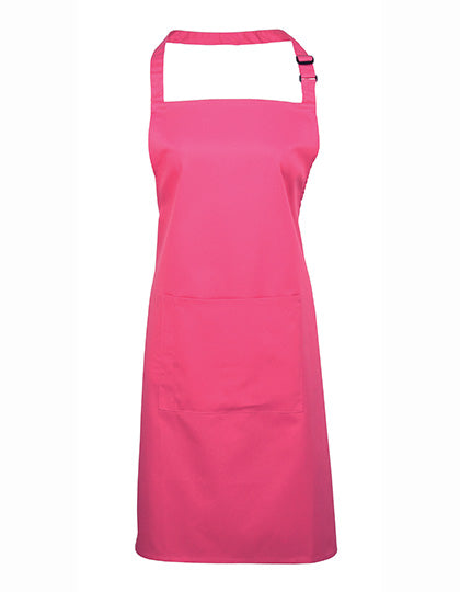 Colours Collection Bib Apron With Pocket (PW154)