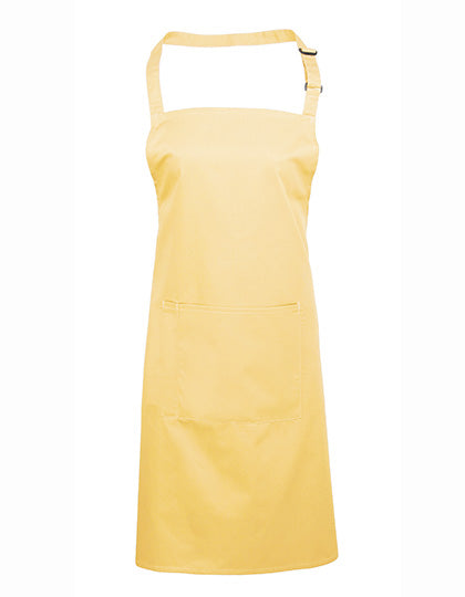 Colours Collection Bib Apron With Pocket (PW154)