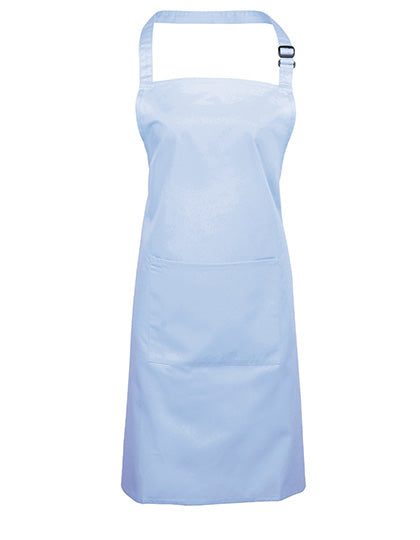 Colours Collection Bib Apron With Pocket (PW154)