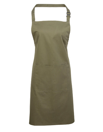 Colours Collection Bib Apron With Pocket (PW154)