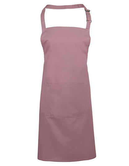 Colours Collection Bib Apron With Pocket (PW154)