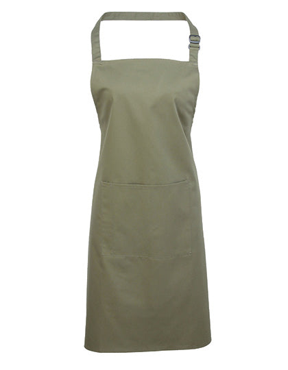 Colours Collection Bib Apron With Pocket (PW154)