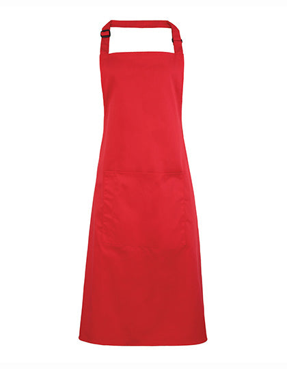 Colours Collection Bib Apron With Pocket (PW154)