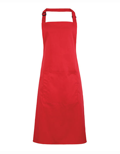 Colours Collection Bib Apron With Pocket (PW154)