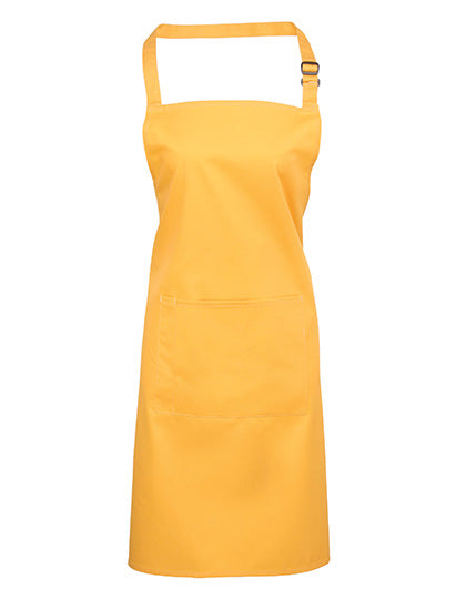 Colours Collection Bib Apron With Pocket (PW154)