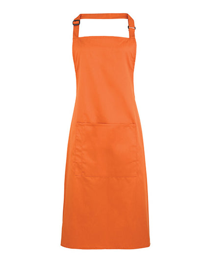 Colours Collection Bib Apron With Pocket (PW154)
