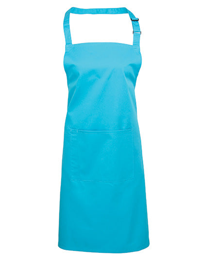 Colours Collection Bib Apron With Pocket (PW154)