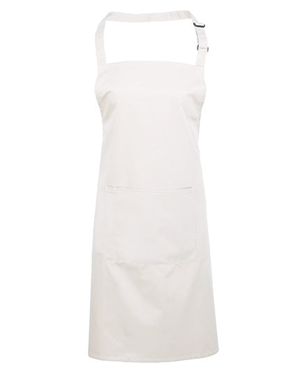 Colours Collection Bib Apron With Pocket (PW154)