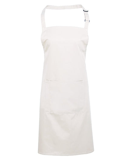 Colours Collection Bib Apron With Pocket (PW154)