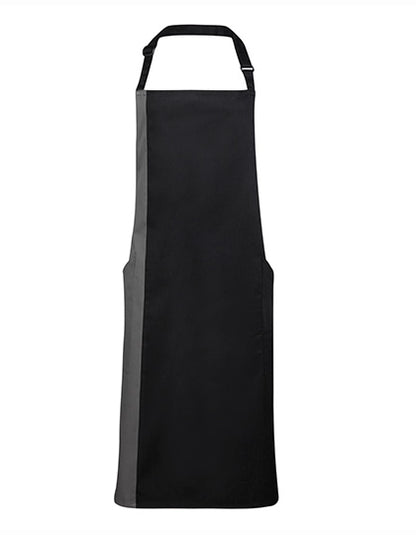 Colours Collection Contrast Bib Apron (PW162)