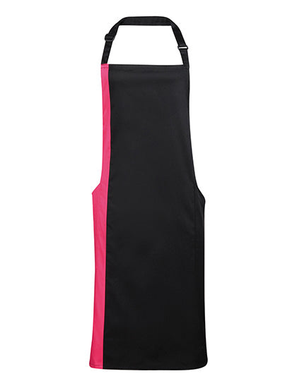 Colours Collection Contrast Bib Apron (PW162)