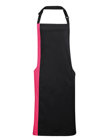 Colours Collection Contrast Bib Apron (PW162)