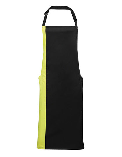Colours Collection Contrast Bib Apron (PW162)