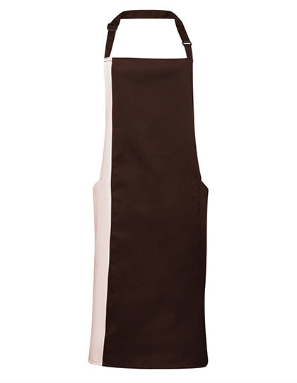 Colours Collection Contrast Bib Apron (PW162)