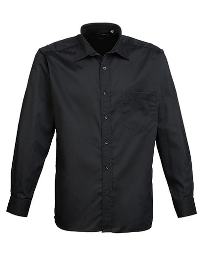 Men´s Poplin Long Sleeve Shirt (PW200)