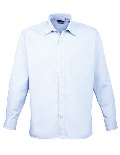 Men´s Poplin Long Sleeve Shirt (PW200)