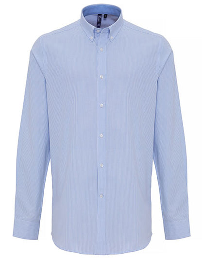 Men´s Cotton Rich Oxford Stripes Shirt (PW238)